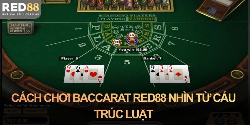 Cách chơi baccarat Red88 nhìn từ cấu trúc luật nền tảng