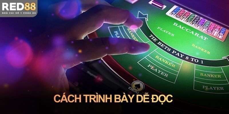 Red88 thường được nhắc đến vì cách trình bày dễ đọc